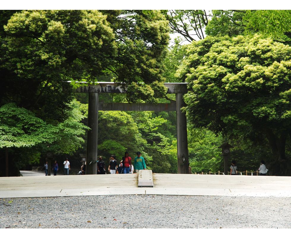伊勢神宮　鳥居